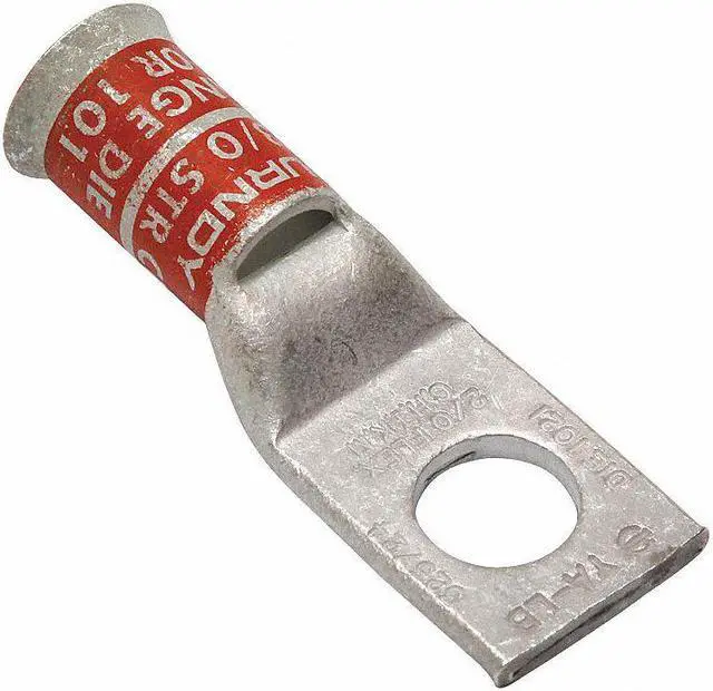 Alt view image 2 of 3 - Std Belled Barrel CU Lug, 1 Hole, 2/0 AWG