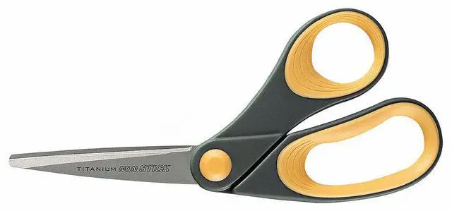 Alt view image 2 of 6 - Westcott Non-Stick Titanium Bonded Scissors 8" Bent 14850