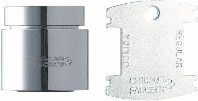 Main image of CHICAGO FAUCETS E35VPJKABCP 13/16-24F Pressure Comp. Aerator Outlet