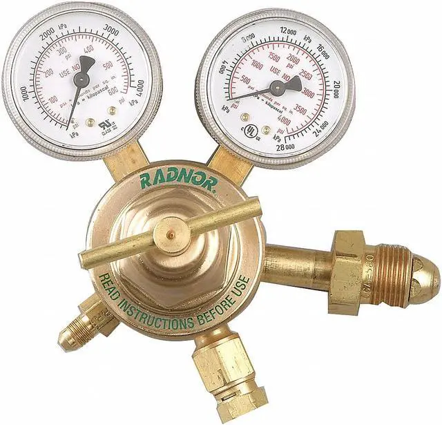 Main image of RADNOR RAD64003044 Purge Regulator, Nitrogen, Single Stage, 0.965"-14 Inlet,