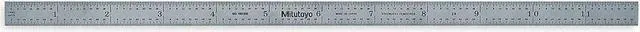 Main image of MITUTOYO 182-225 Steel Rule,Flexible,12 In,32/64/0.5/1mm