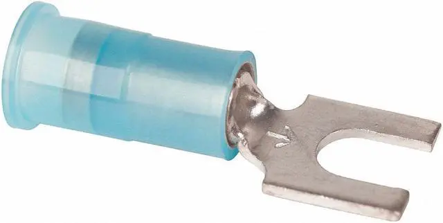 Alt view image 2 of 4 - 3M MNG14-6FBX Fork Terminal, #6 Stud Size, 14 AWG, 600 V, Nylon Insulated,