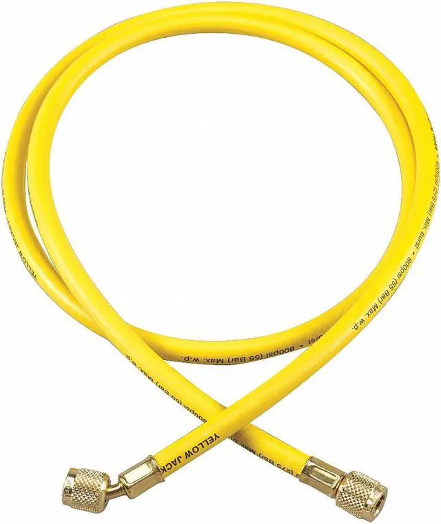 Main image of YELLOW JACKET 21060 Charging/Vacuum Hose,60 In,Yellow