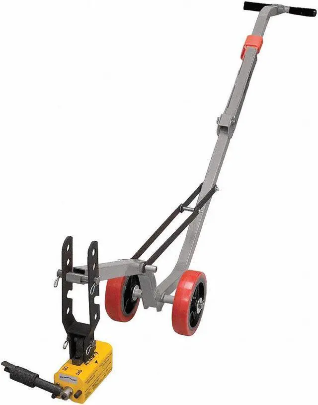 Alt view image 3 of 5 - ALLEGRO INDUSTRIES 9401-26A Aluminum Dolly and HD Magnet Lift Weight 900 lbs.