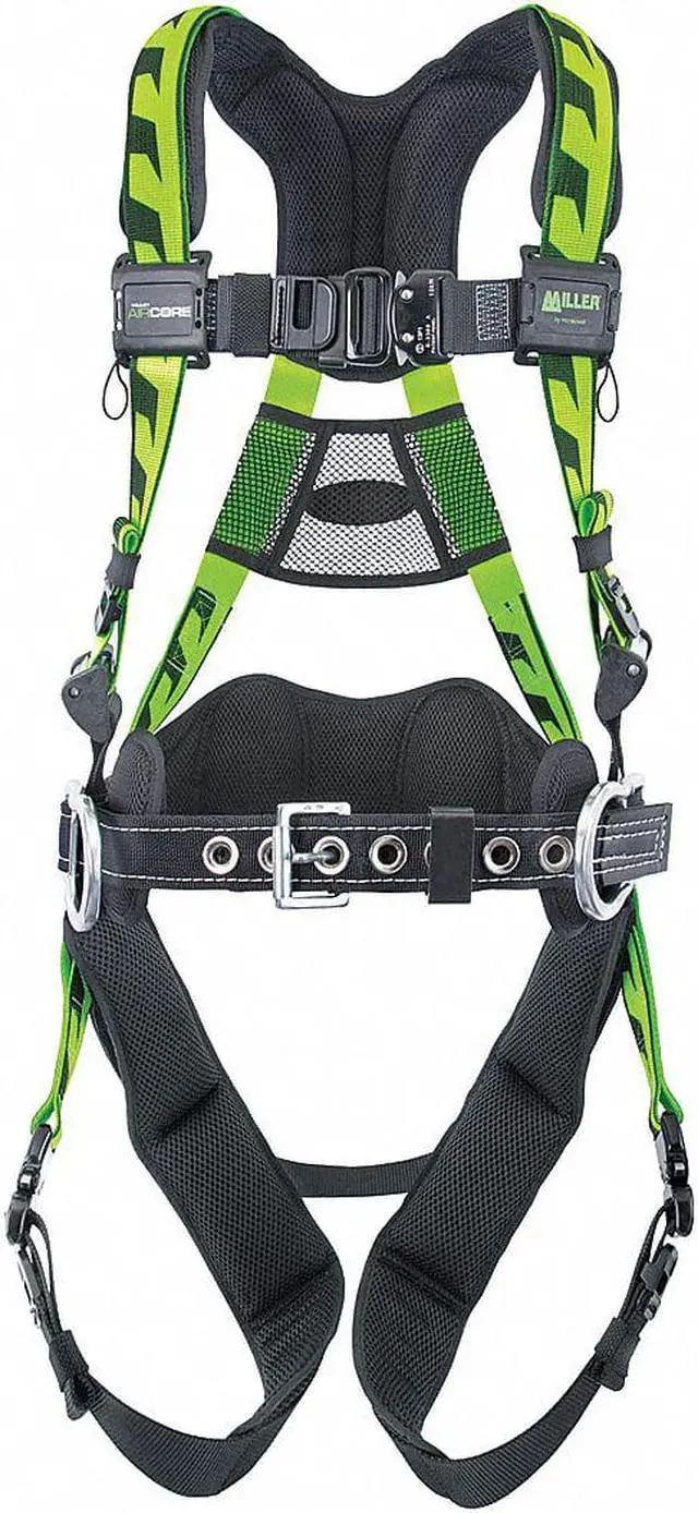 Main image of HONEYWELL MILLER ACA-QC-BDP2/3XLGN Full Body Harness, Vest Style, 2XL/3XL,