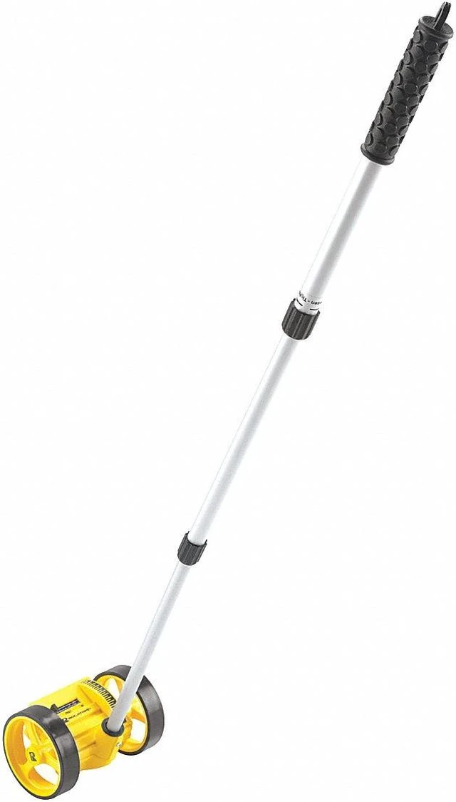 Alt view image 2 of 2 - ROLATAPE RT204 Measuring Wheel,Dual,1 ft,4 In Dia,Ylw
