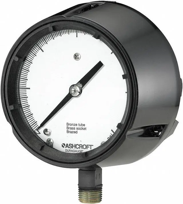 Main image of ASHCROFT 451259SD04L5000# Pressure Gauge,0 to 5000 psi,4-1/2In