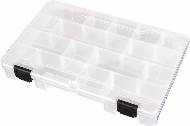 Alt view image 2 of 2 - FLAMBEAU T4008 Adjustable Compartment Box with 4 to 24 compartments, Plastic, 1