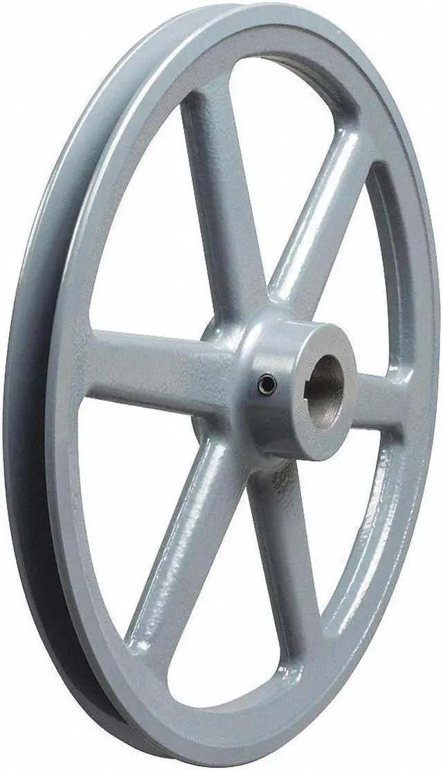 Alt view image 2 of 3 - TB WOOD'S AK7458 5/8" Fixed Bore 1 Groove Standard V-Belt Pulley 7.25 in OD