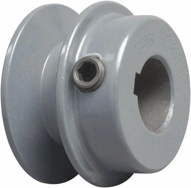 Alt view image 2 of 2 - ZORO SELECT BK25X7/8 7/8 in Fixed Bore 1 Groove V-Belt Pulley 2.65 in OD