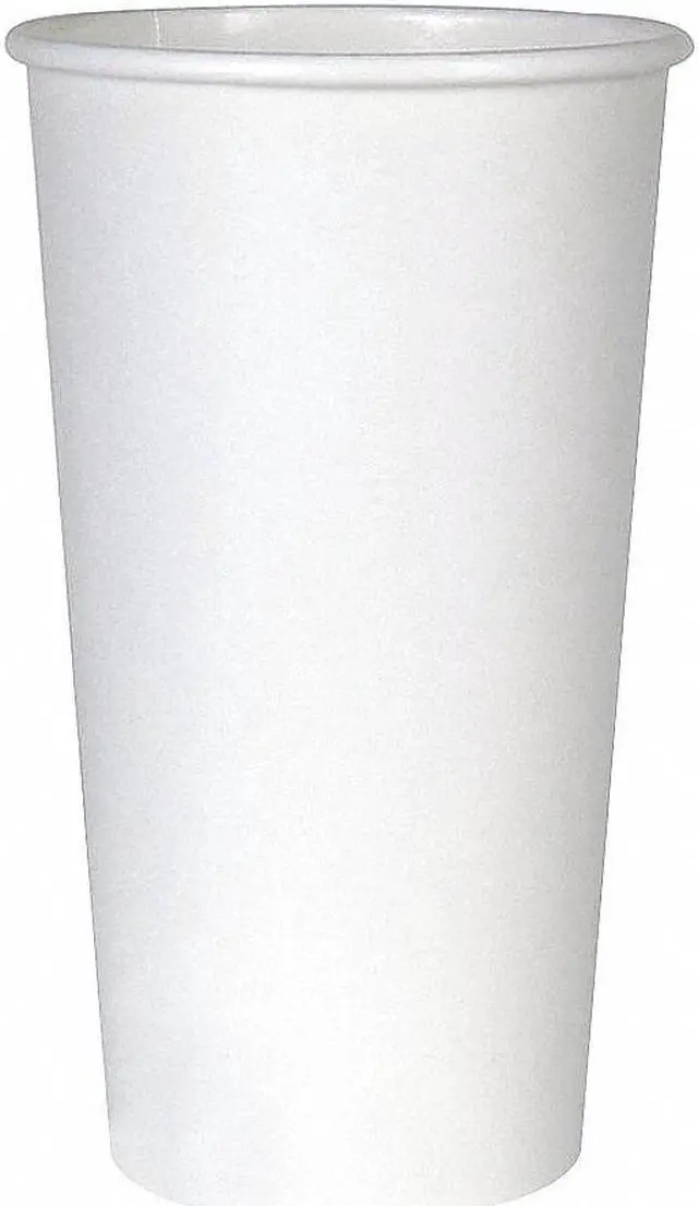 Main image of Disposable Hot cup 16 oz. White, Paper, Pk1000 ZORO SELECT 2346W