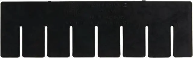 Main image of QUANTUM STORAGE SYSTEMS DL91035CO Plastic Divider, Black, 10 7/8 in L, 8 1/4 in