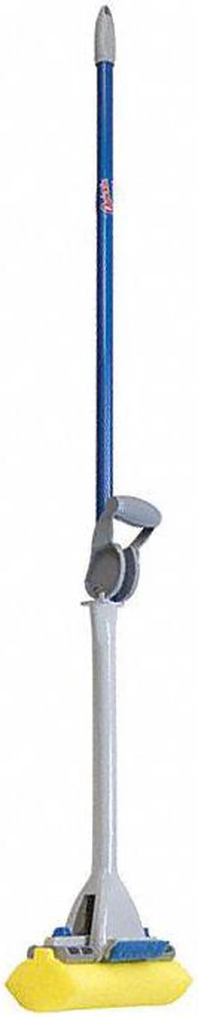 Main image of Quickie Screw On Sponge Wet Mop Head and Handle, Yellow, 48" Handle Length 58MB4