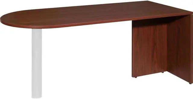 Alt view image 2 of 6 - Lorell Peninsula Box 1/2 66"x30"x29-1/2" Mahogany 69380