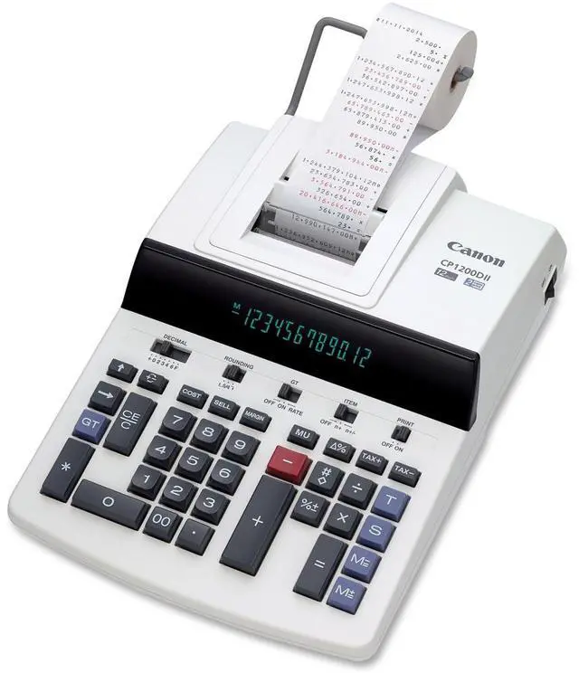 Alt view image 6 of 16 - Canon  Printing Calculator CP1200DII