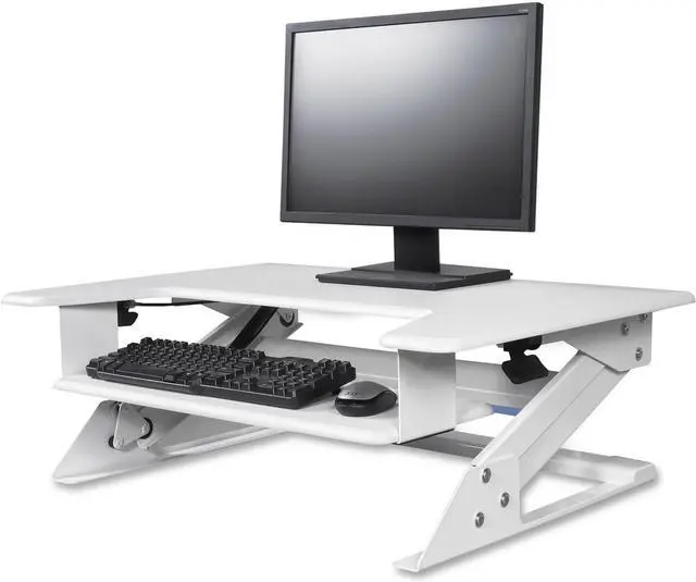 Alt view image 8 of 11 - Kantek STS900W Sits On Desk Surface For Full Stability