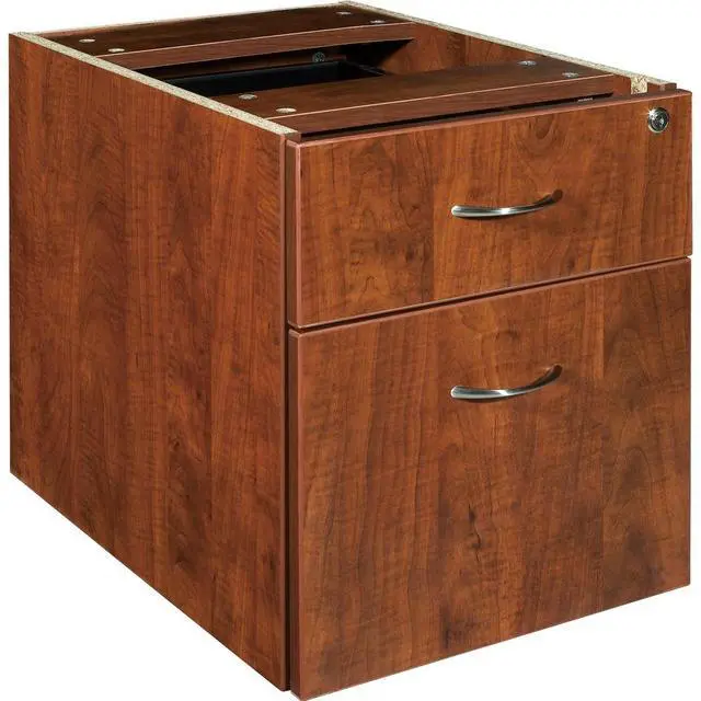 Alt view image 10 of 18 - Lorell Pedestal Box/File Hanging 16"x22"x28-1/4" Cherry 69432