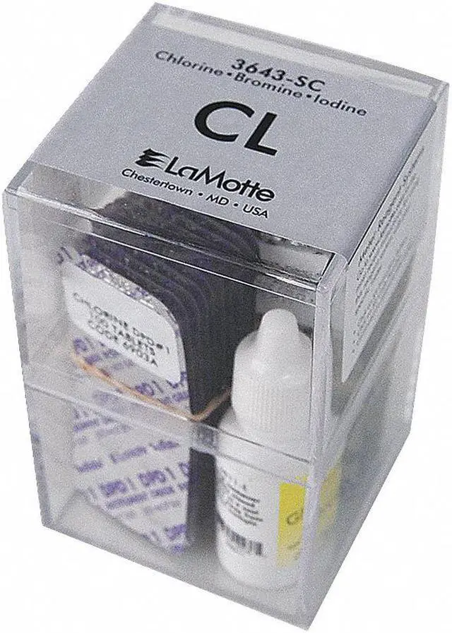 Alt view image 2 of 4 - LAMOTTE 3643-SC SMART Reagent System,Chlorine,0 to 4 ppm