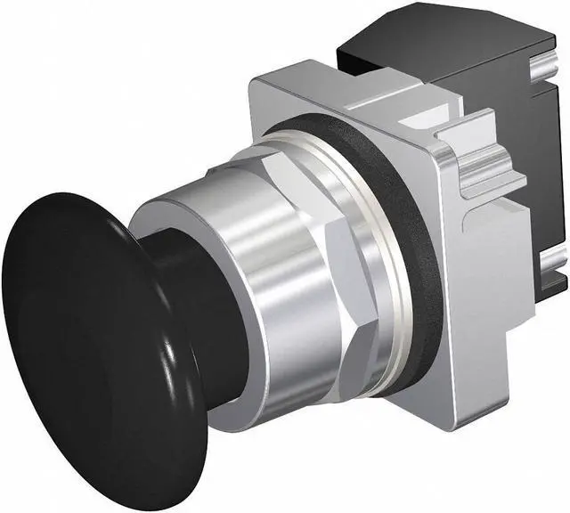 Main image of SIEMENS 52PM9W1K Push Button Operator, 30 mm, 1NO, Black
