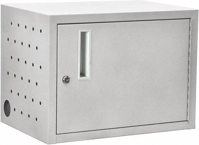 Alt view image 11 of 12 - Luxor Classroom Library Office 12 Tablet Wall / Desk Charging Box, Stores up to 12 Mobile Devices