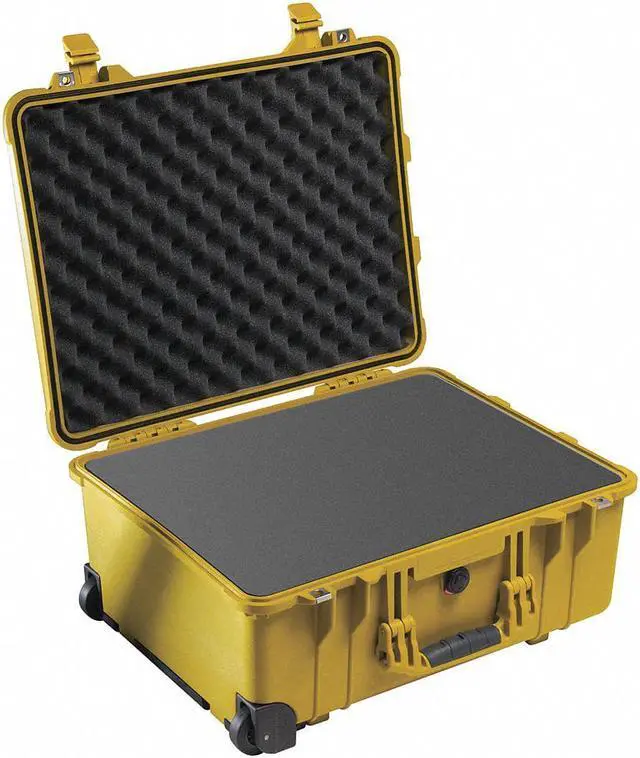 Alt view image 6 of 11 - Pelican 1560 Case with Foam (Yellow)