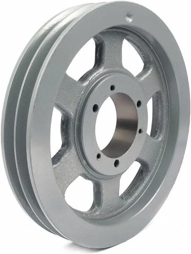 Main image of ZORO SELECT 5V1032 1/2 in to 2-1/2 in Quick Detachable Bushed Bore 2 Groove