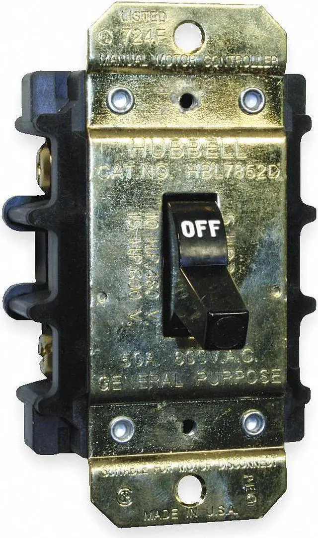 Main image of HUBBELL KELLEMS HBL7853D Manual Motor Switch,50A,600VAC,3P