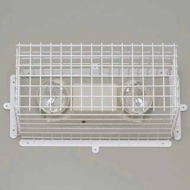 Alt view image 2 of 11 - Safety Technology International Wire Guard,Steel,White,24 1/2,Emrg Sign STI 9649