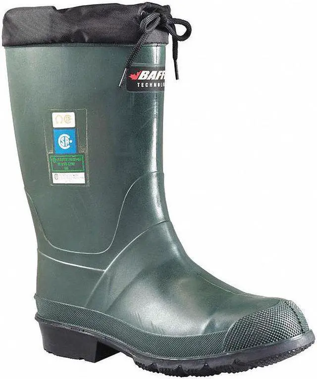 Main image of BAFFIN 8562-0000-394 Men's Hunter (PLN) Rubber Boot, Plain Toe, 13" Height,