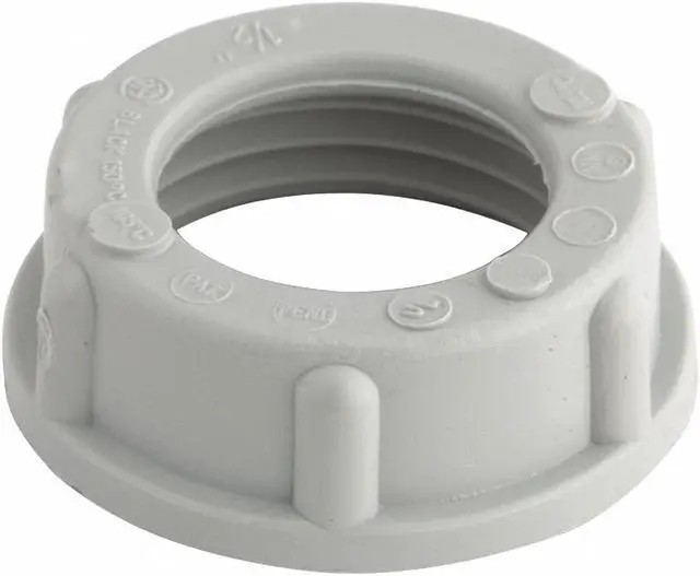 Main image of RACO 1402 IMC Bushing, 1/2 in, Threaded, Plastic, Plain, Gray