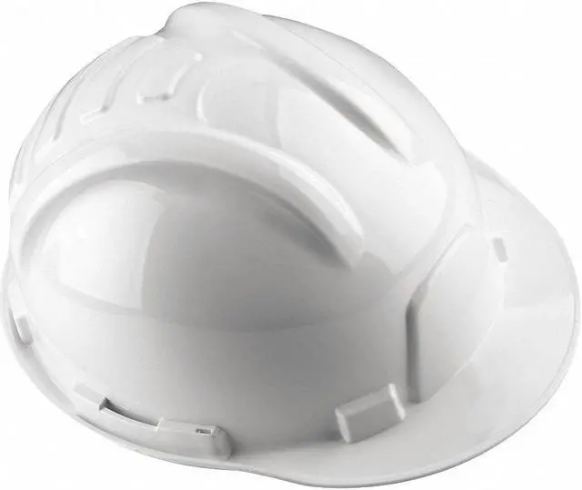Alt view image 2 of 2 - TASCO 100-12000 Front Brim Hard Hat, Type 1, Class E, Ratchet (6-Point), White
