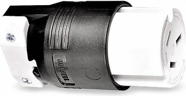 Main image of HUBBELL WIRING DEVICE-KELLEMS HBL7515C Straight Blade Connector, 10-50R, 50 A,