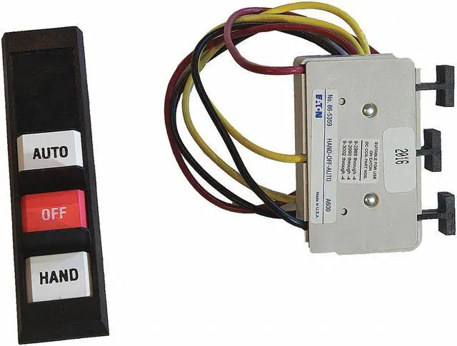 Alt view image 2 of 4 - Eaton Push Button Kit,Hand-Off-Auto,NEMA 1  C400GK3