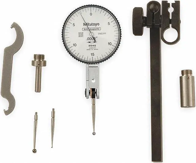 Alt view image 2 of 2 - MITUTOYO 513-412-10T Dial Test Indicator Set,Hori,0to0.030 In