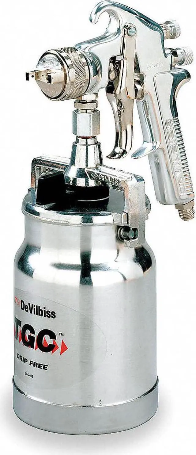 Alt view image 2 of 2 - DEVILBISS JGA-654 Suction Feed Spray Gun,0.070In/1.8mm