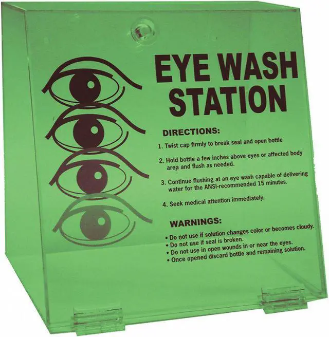 Alt view image 4 of 4 - BRADY PD997E Eyewash Station in Green