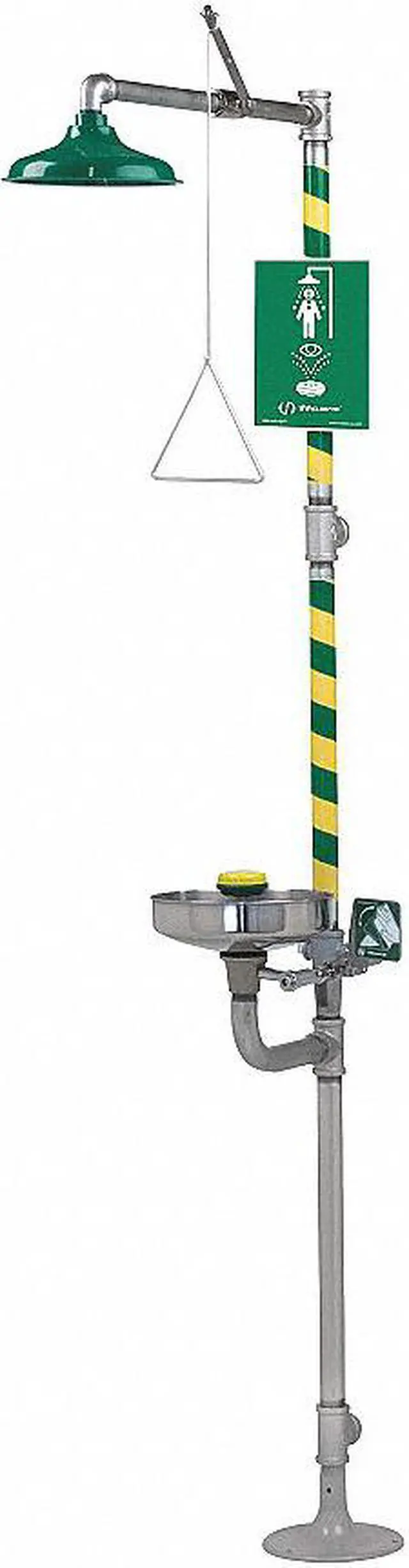Main image of HAWS 8300-8309 Eyewash and Shower Station, Stainless Steel Bowl, Includes AXION