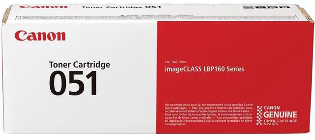 Alt view image 5 of 13 - Canon 2168C001 Toner Cartridge 051 for imageCLASS LBP160 Series Printer
