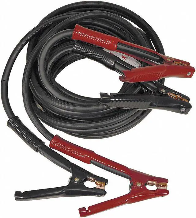 Alt view image 2 of 2 - ASSOCIATED EQUIPMENT 6163 Booster Cable,HD,1 AWG,25 ft,800 Amps