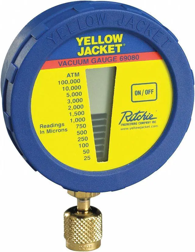 Alt view image 3 of 3 - YELLOW JACKET 69080 Vacuum Gauge