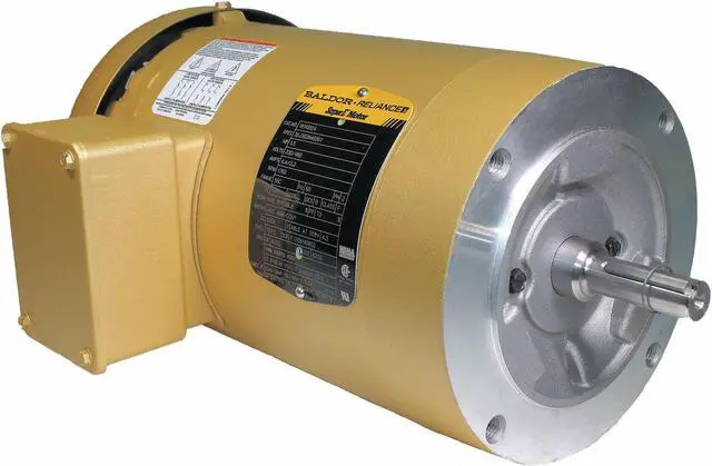 Alt view image 2 of 3 - BALDOR-RELIANCE VEM3554 Three-Phase General Purpose Motor, 1 1/2 HP, 56C Frame,