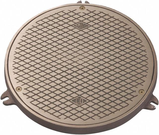 Alt view image 2 of 3 - JAY R. SMITH MANUFACTURING 4810-10PB Round Floor Cleanout, Nickel Bronze, 10"