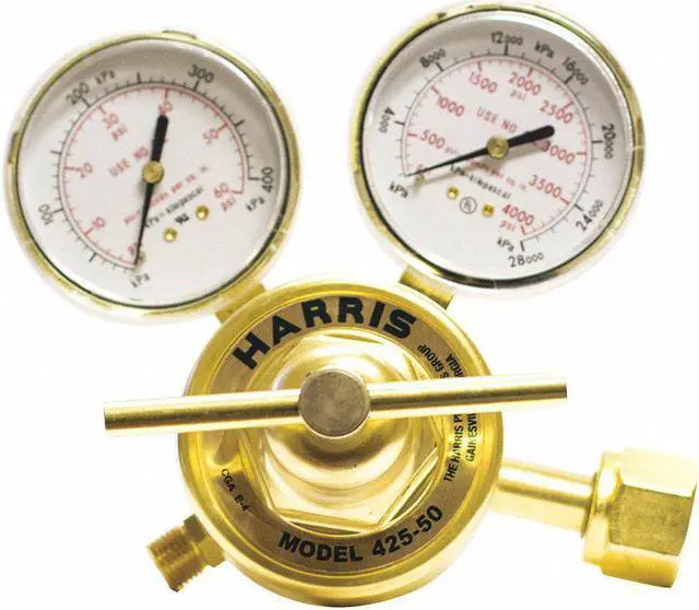 Alt view image 2 of 3 - 425 Series Gas Regulator 0 to 50 psi,  2.75",  Oxygen