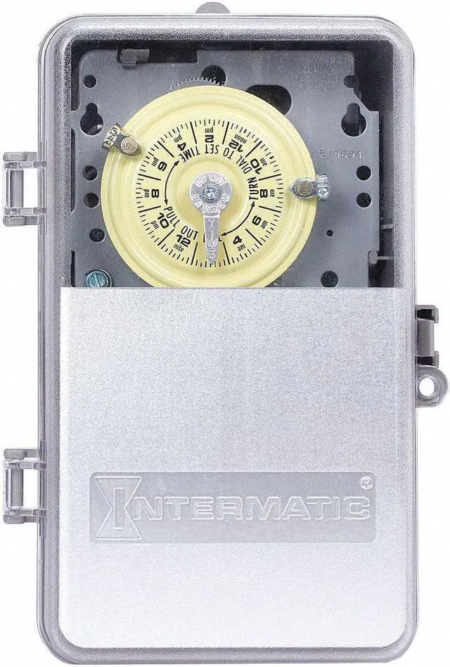 Alt view image 2 of 4 - INTERMATIC T103PCD82 Electromechanical Timer,24-Hour,DPST