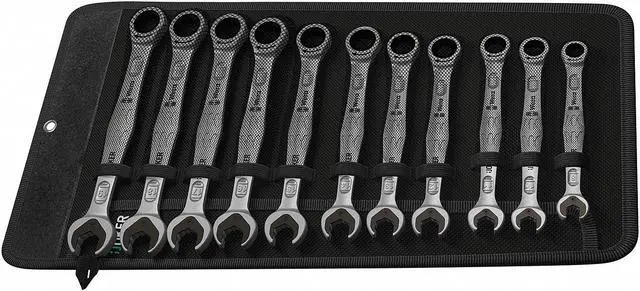 Alt view image 9 of 15 - Wera Combo Wrench St,Steel,Chrome,Standard  05020013001