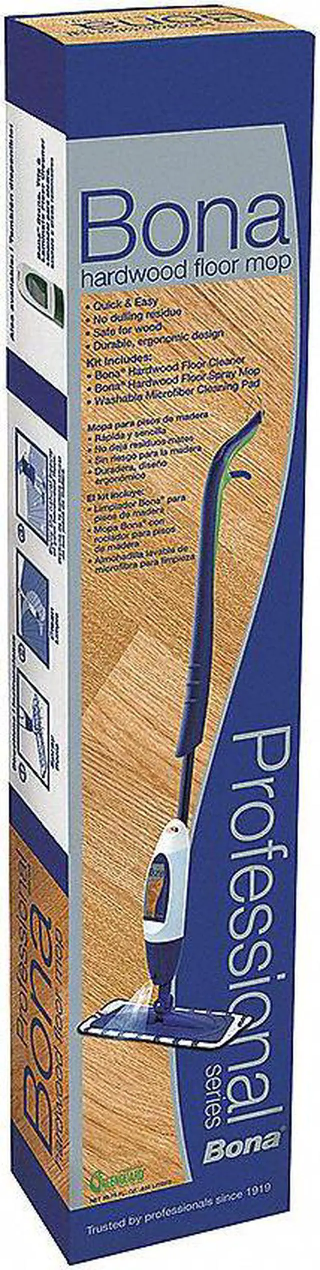 Alt view image 4 of 6 - BONA WM710013408 Hardwood Floor Care Kit,Microfiber,52"L