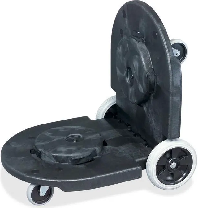 Alt view image 8 of 13 - Rubbermaid Commercial Tandem Dolly Two-Container 300lb Capacity 20 1/4w x 45d x
