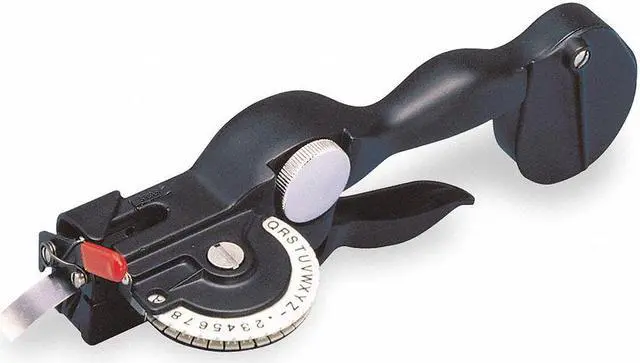 Alt view image 2 of 8 - DYMO 101105 RHINO (R) Manual Label Maker, Tape width 3/8, 1/2"