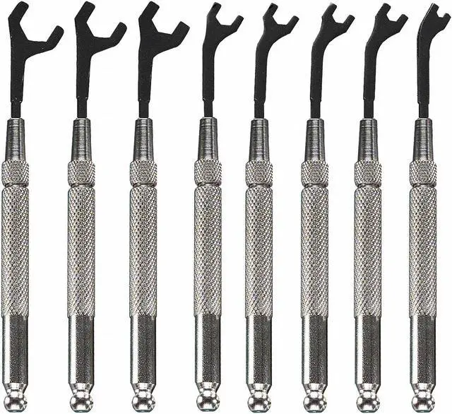 Alt view image 2 of 3 - MOODY TOOL 58-0161 Open End Wrench Set,30 Deg,2.5-7mm,8 Pc