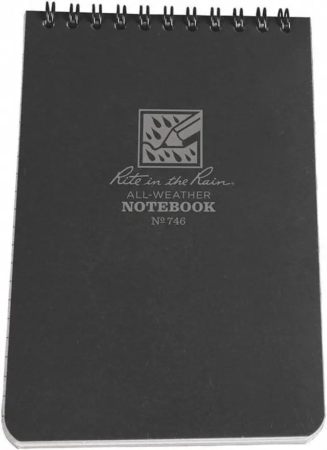 Alt view image 2 of 9 - RITE IN THE RAIN 746 All Weather Spiral Notebook,Uni,4in.x6in